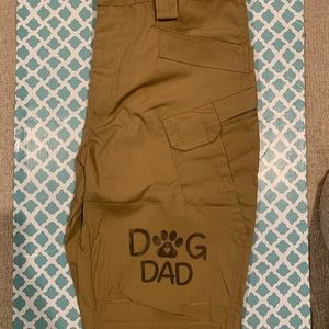 Dog dad cargo pants